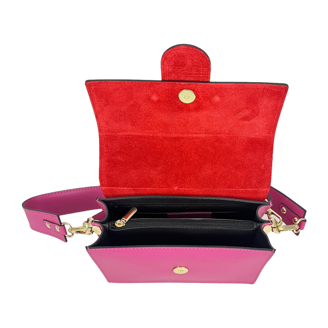 Borsa a spalla Cheval Firenze Kate Fucsia