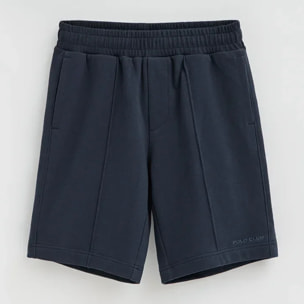 Bermuda jogger blu marino con logo Polo Club