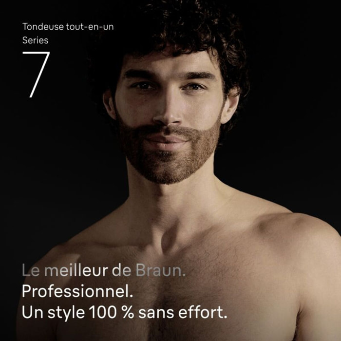 Tondeuse multi usages BRAUN AIO7560