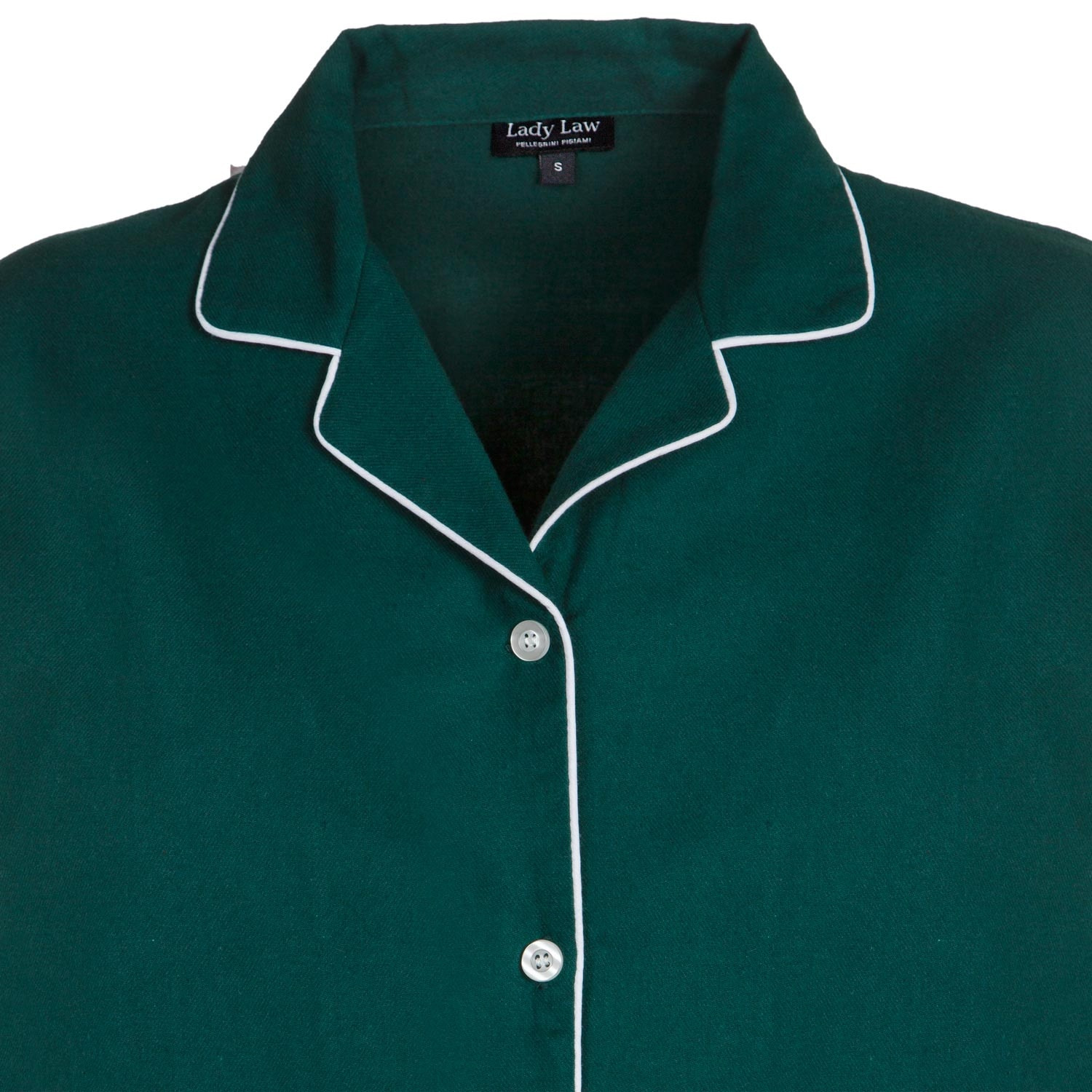 PIGIAMA DONNA in flanella verde