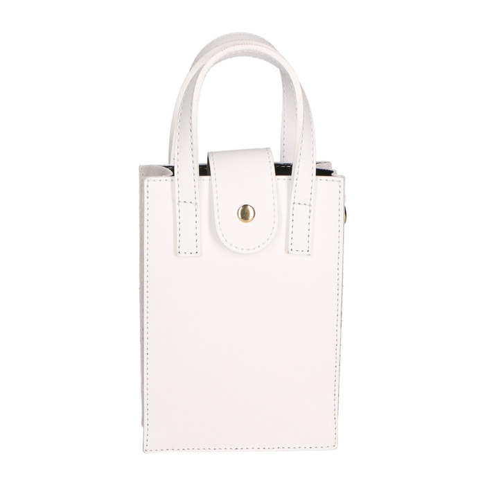 Borsa a mano da donna - Modello Giusi - Vera pelle - 19.0 x 13.0 x 5.0 cm