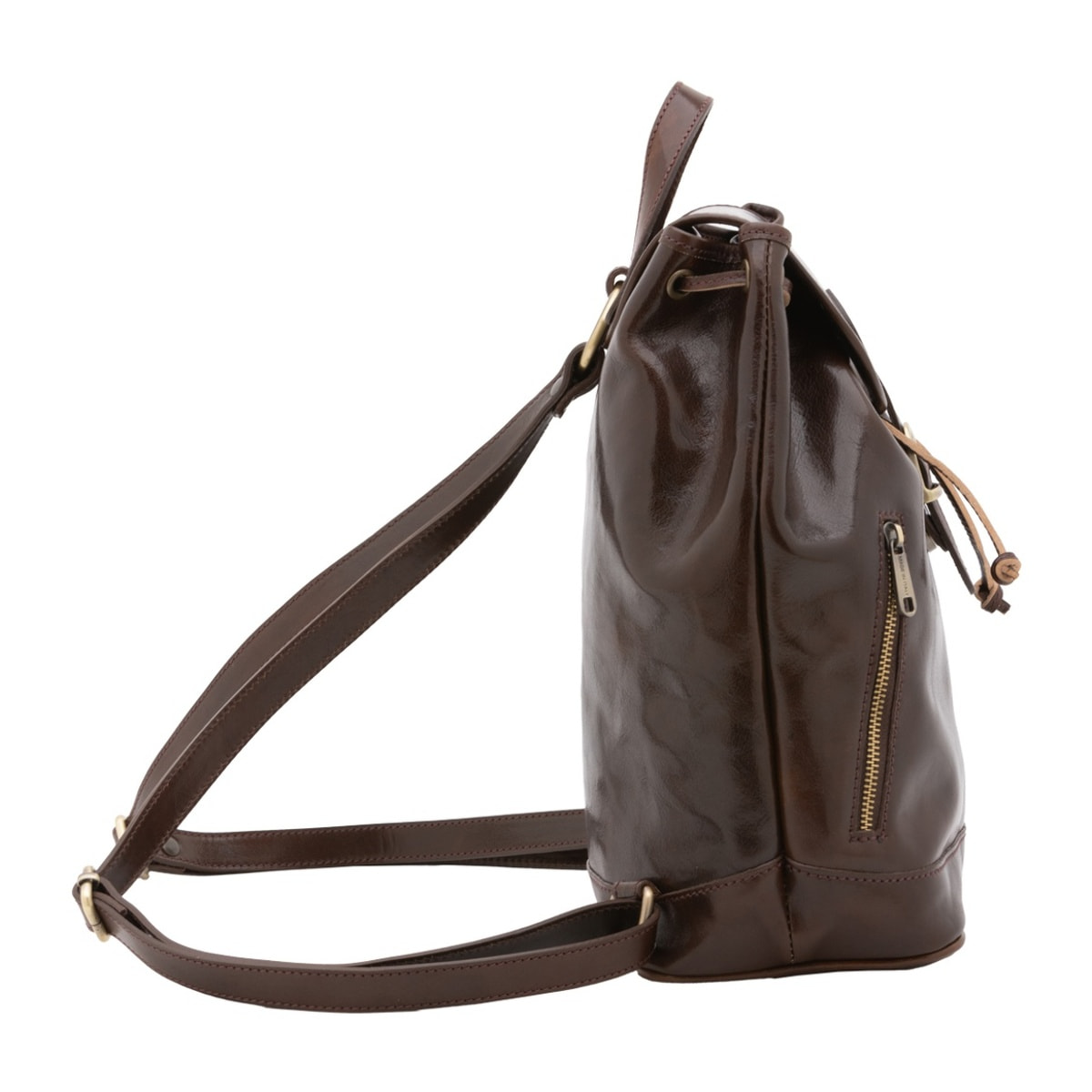 Borsa a spalla da donna - Modello False - 100% pelle artigianale - 25.0 x 32.0 x 14.0 cm