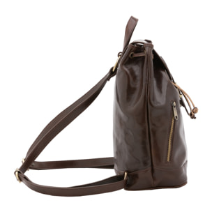 Borsa a spalla da donna - Modello False - 100% pelle artigianale - 25.0 x 32.0 x 14.0 cm