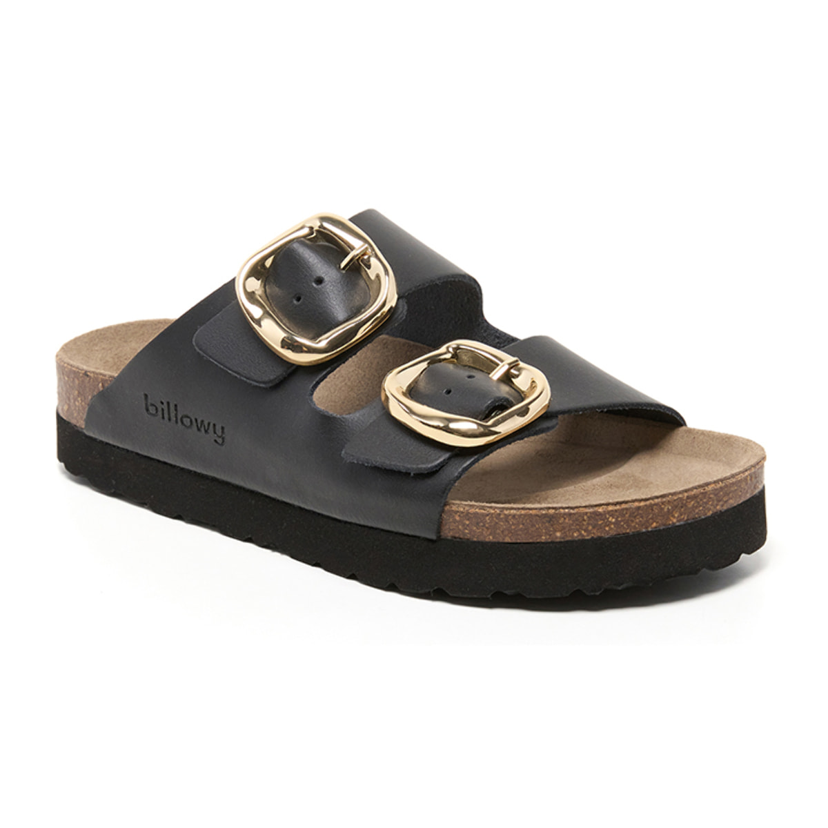 SANDALO CON ZEPPA BILLOWY NERO