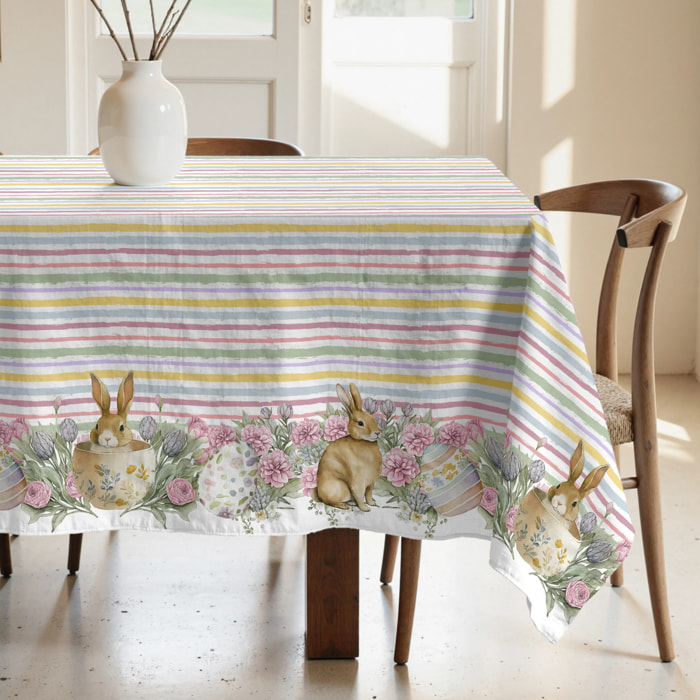 Nappe anti-taches 100% coton Easter 2