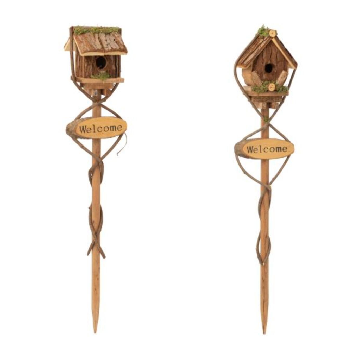 J-Line nichoir - bois - naturel - small - 2 pcs