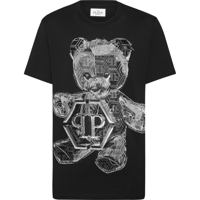 PHILIPP PLEIN Camiseta de cuello redondo y manga corta TEDDY