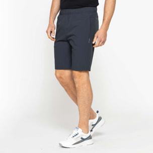 BERMUDA JOGGER IN TESSUTO TECNICO NO STIRO