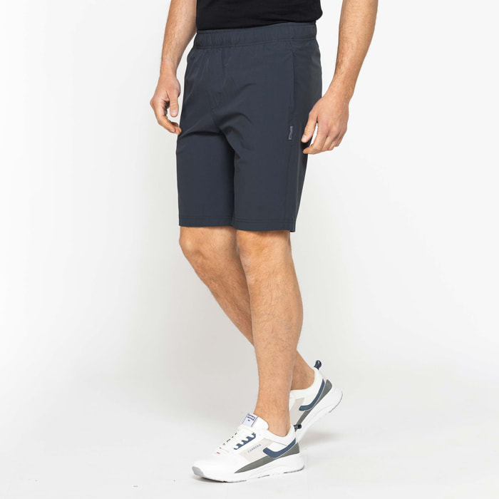 BERMUDA JOGGER IN TESSUTO TECNICO NO STIRO