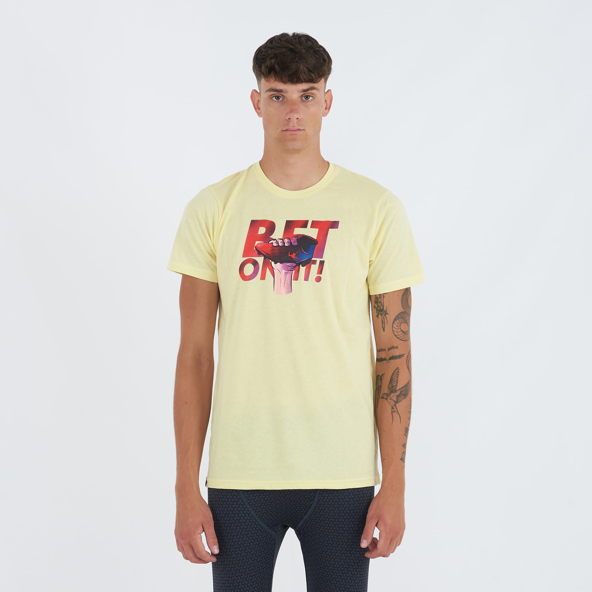 T-shirt con stampa in cotone BETEL uomo