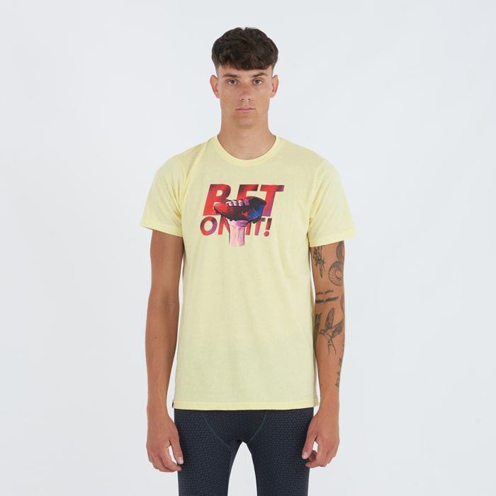 T-shirt con stampa in cotone BETEL uomo