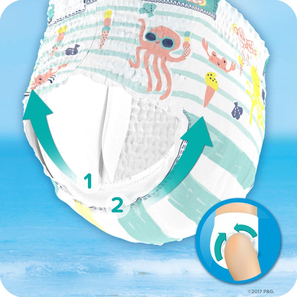 12 Couches Splashers Taille 3-4, Pampers