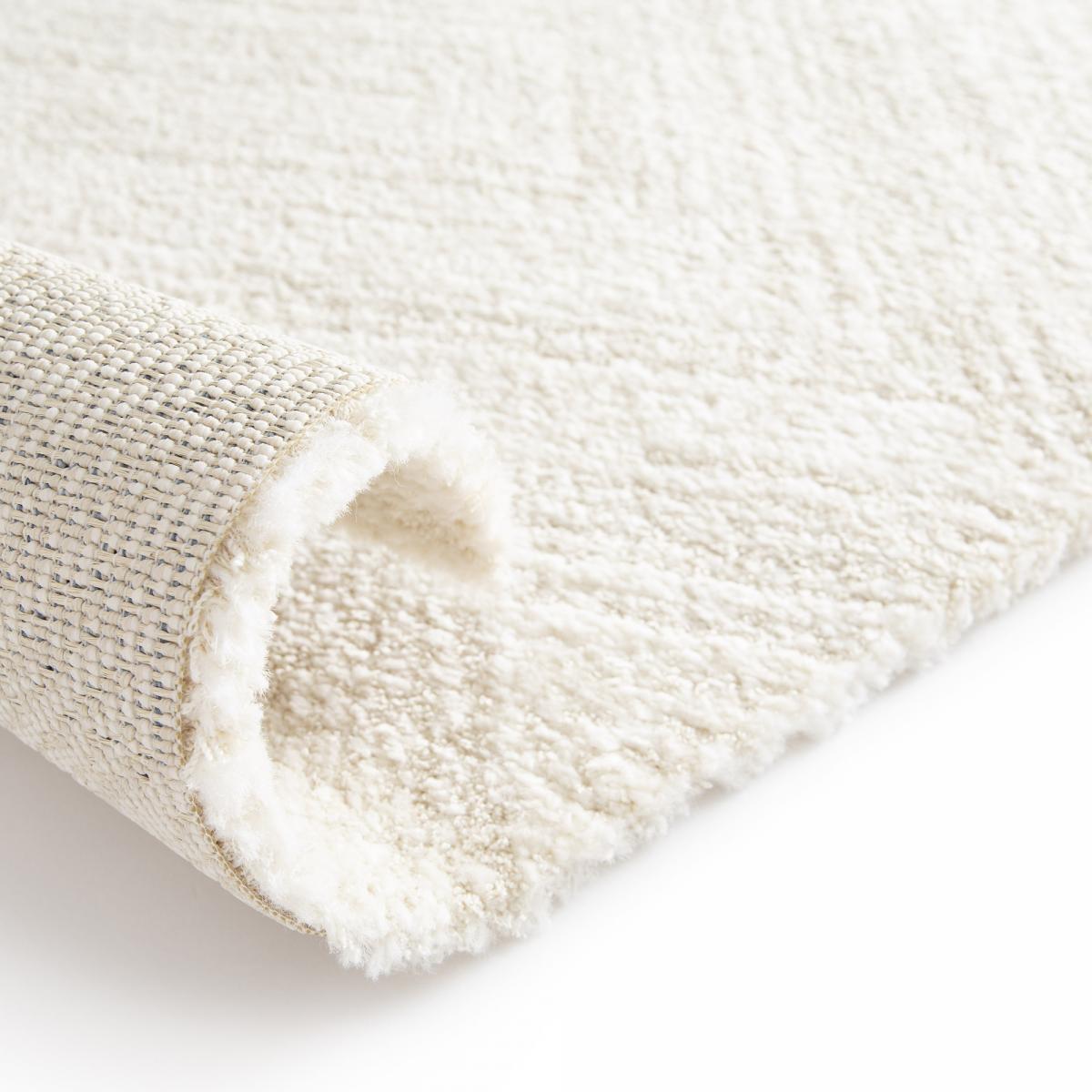 Tapis salon et chambre tissé motif faux uni NIMI