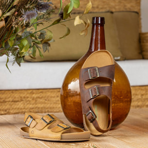 Sandalias N6001 ARIZONA MOSTAZA / HORIZON color Mostaza