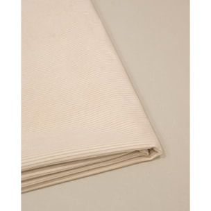Housse pour tête de lit en velours côtelé beige en différentes tailles