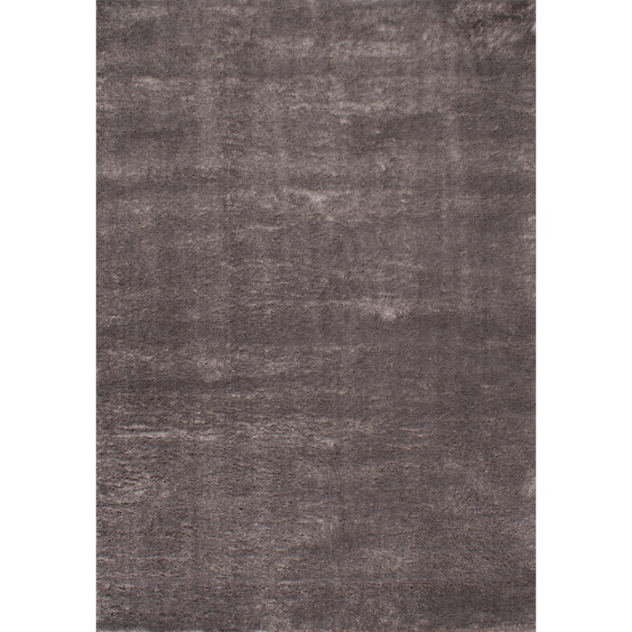 Cosy - tapis salon à poils longs tout doux, gris