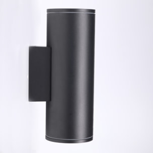 Forlight Aplique Ip54 Orion Double Emission Led 11,3W 3000K Negro 1135Lm
