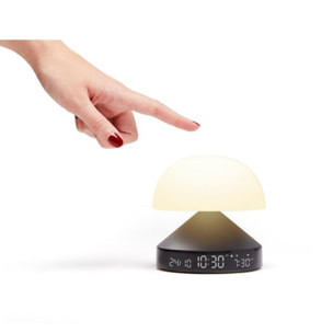 Réveil LEXON Mina Sunrise Simulateur d'aube Gris