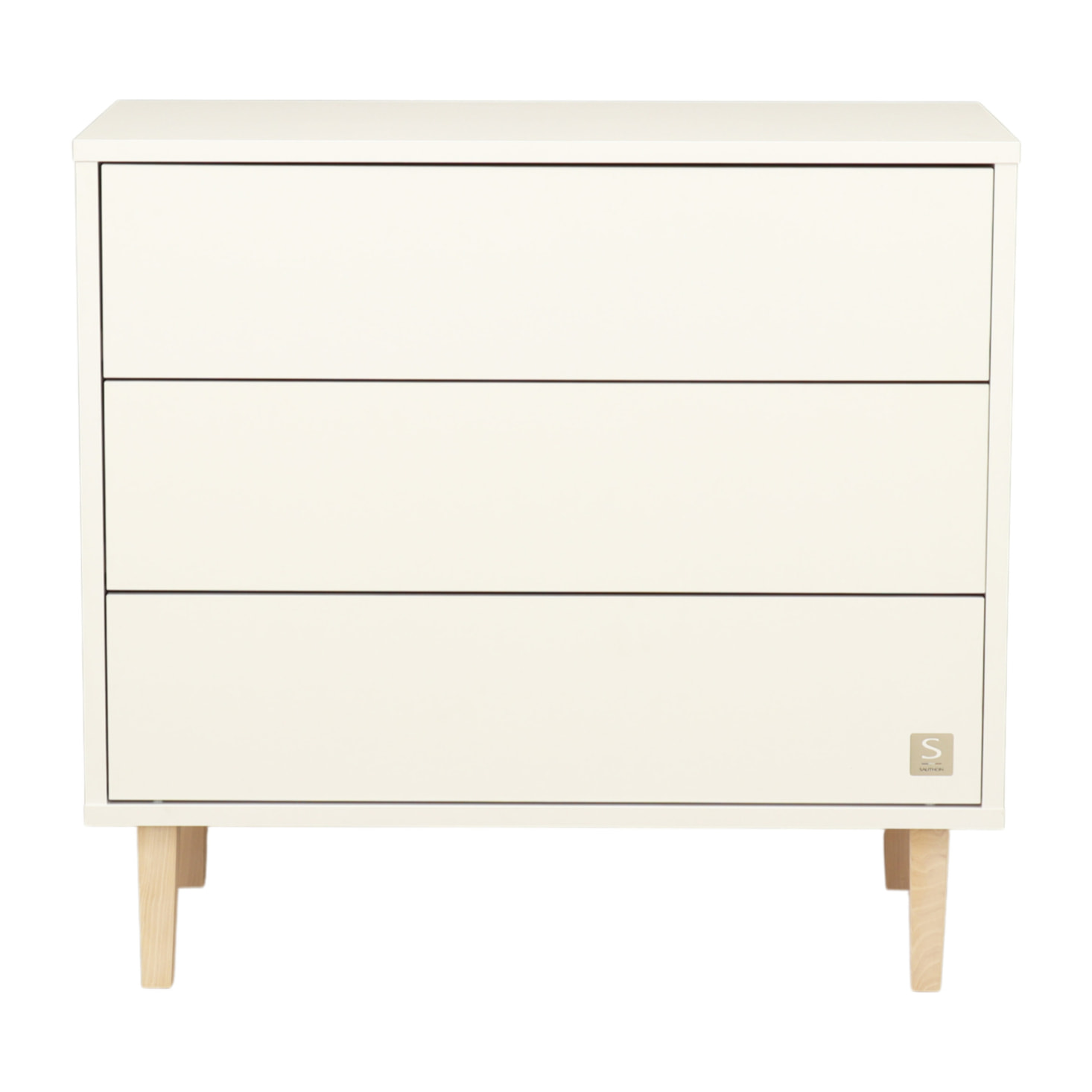 Commode 3 tiroirs pieds bois