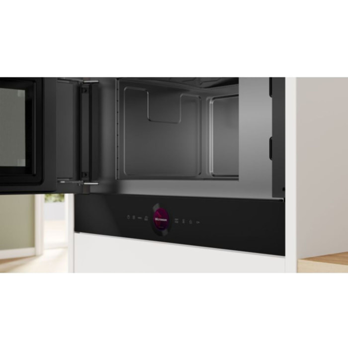 Micro ondes encastrable BOSCH BFL7221B1, Série 8, AutoPilot7