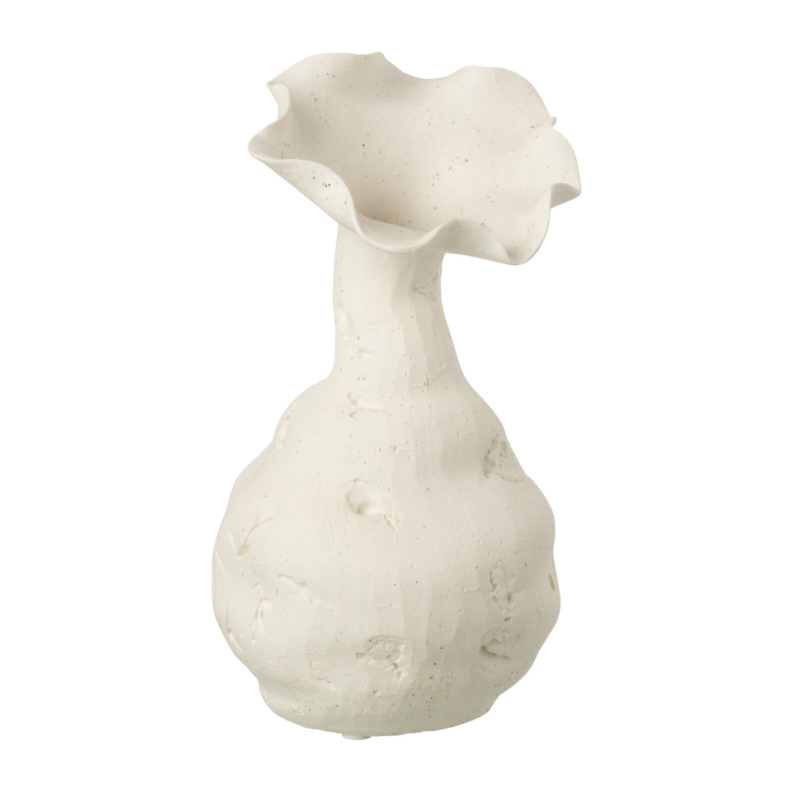 J-Line vase Helix - céramique - blanc - small