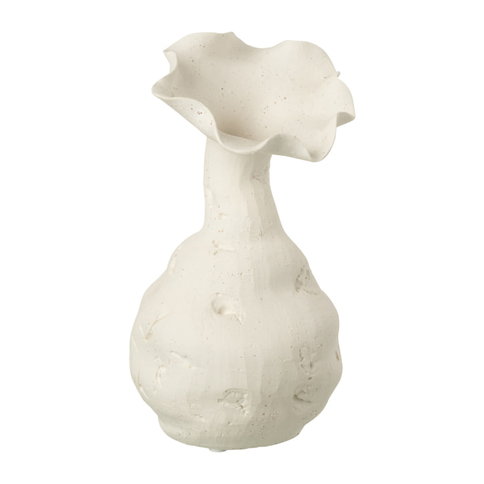 J-Line vase Helix - céramique - blanc - small