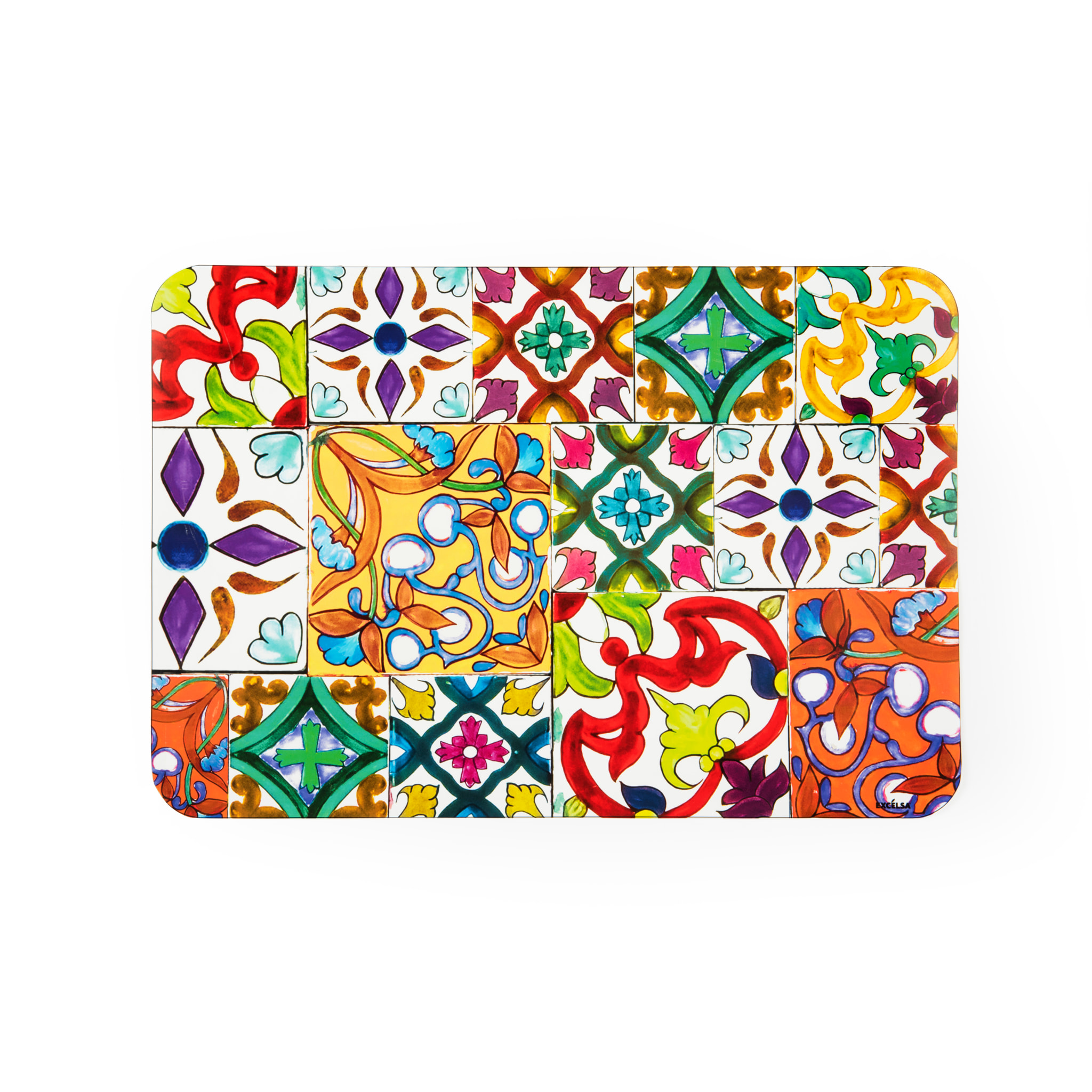 Set 6 tovagliette rettangolari Excelsa – Lisbona, Polipropilene Multicolore