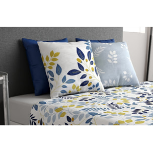 Parure De Drap 3pcs avec Drap Housse 90x190cm 100% Coton 57fils-chloÉ