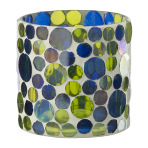 J-Line Chandelier - verre - bleu/vert- small - 2 pièces
