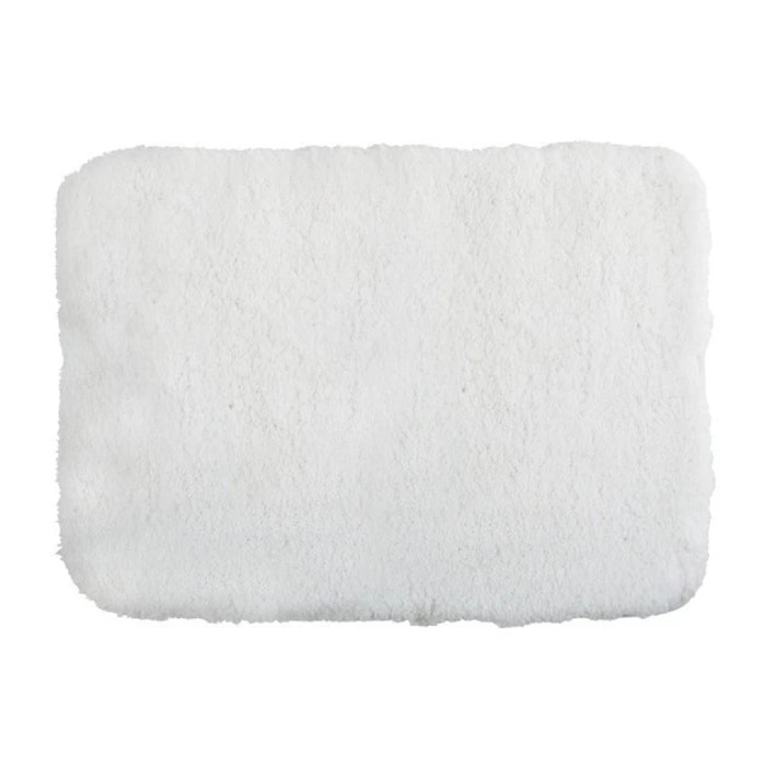 MSV Tapis de bain Microfibre 50X70cm Blanc