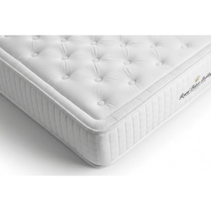 Ensemble matelas à mémoire de forme maxi épaisseur Buckingham + Sommier Tapissier multi-lattes cm d'épaisseur - Matelas à Mémoire de forme de 30cm d'épaisseur