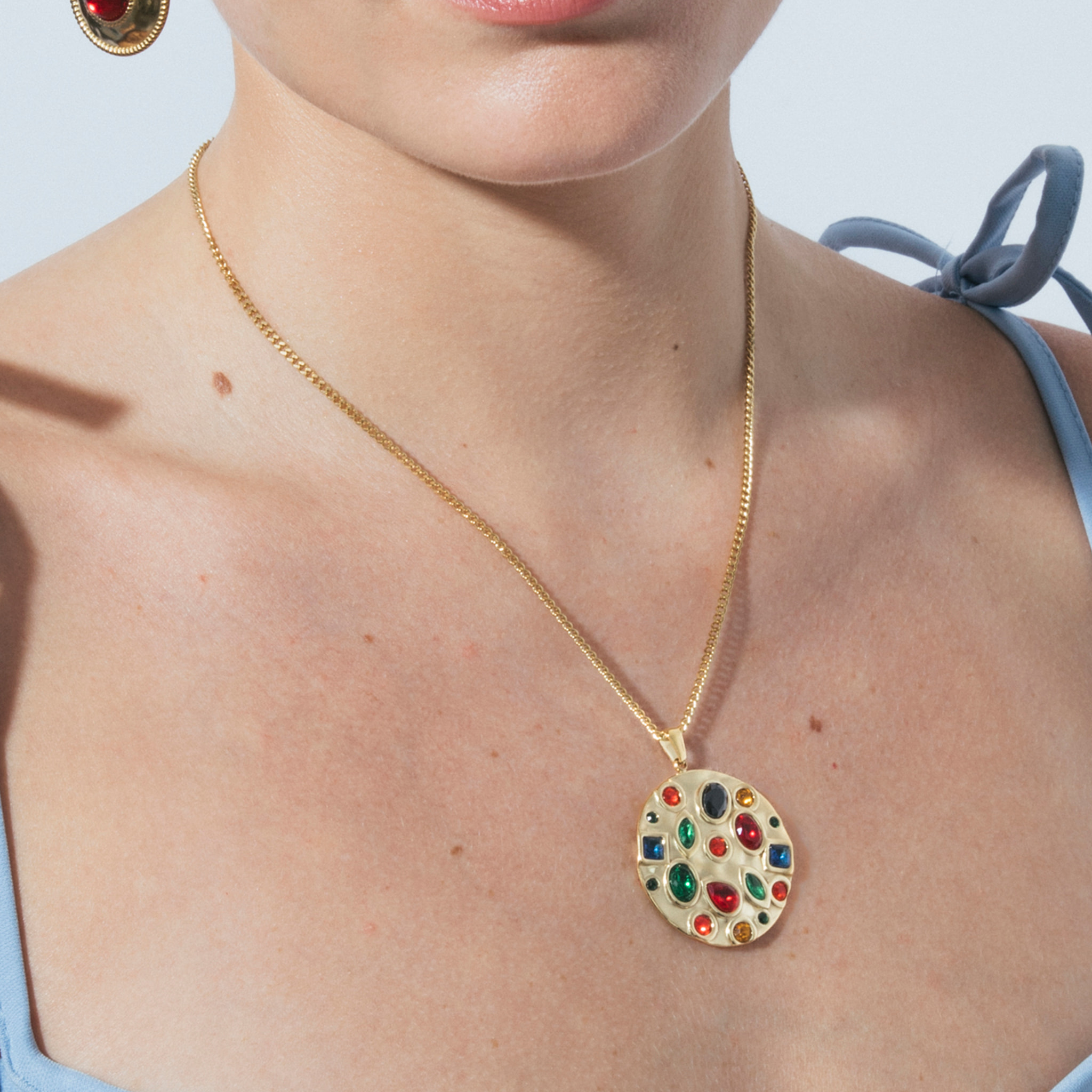 Collar Fansya acabado oro amarillo 18k