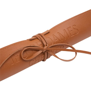 Jeu de dames voyage Nippon 26x36cm camel