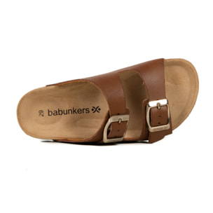 Sandalia BABUNKERS MARRON