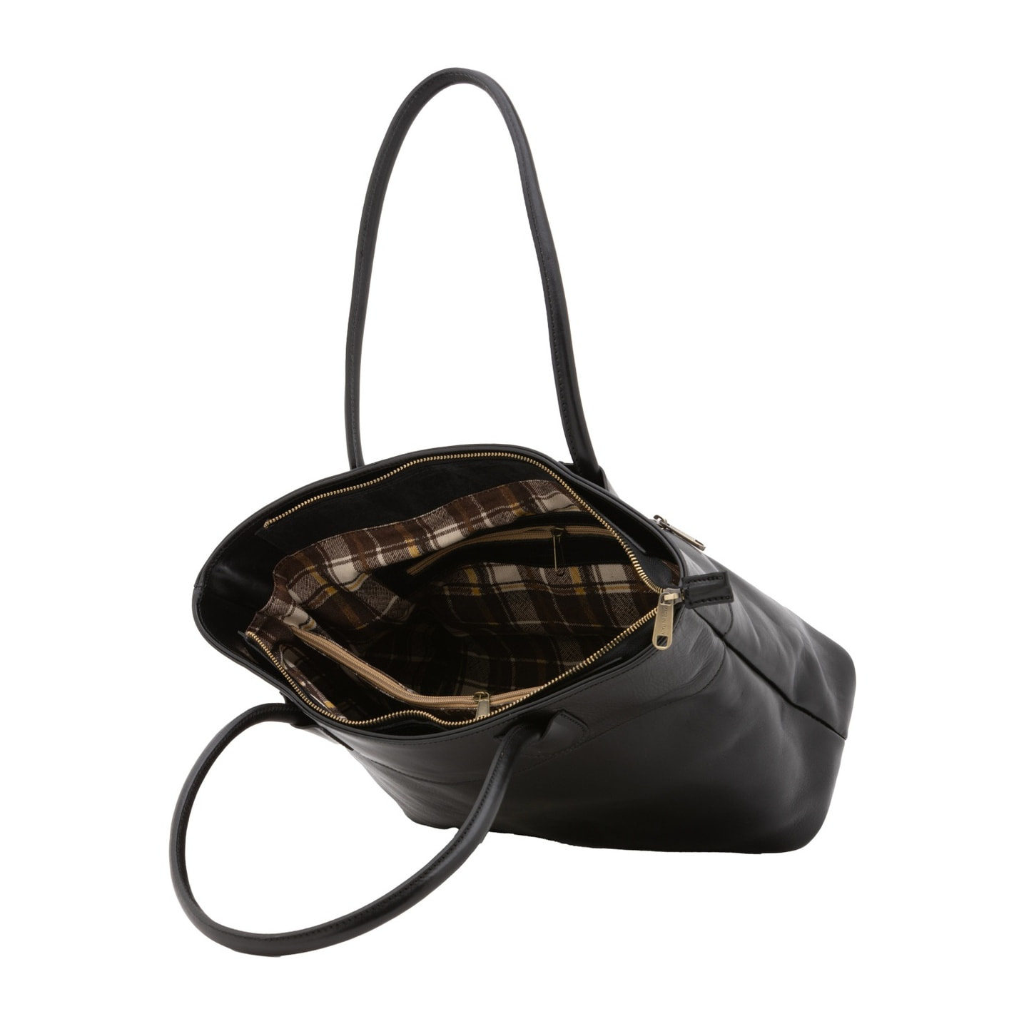 Borsa a tracolla da uomo in vera pelle - Modello False - 100% pelle - 40.0 x 27.0 x 14.0 cm
