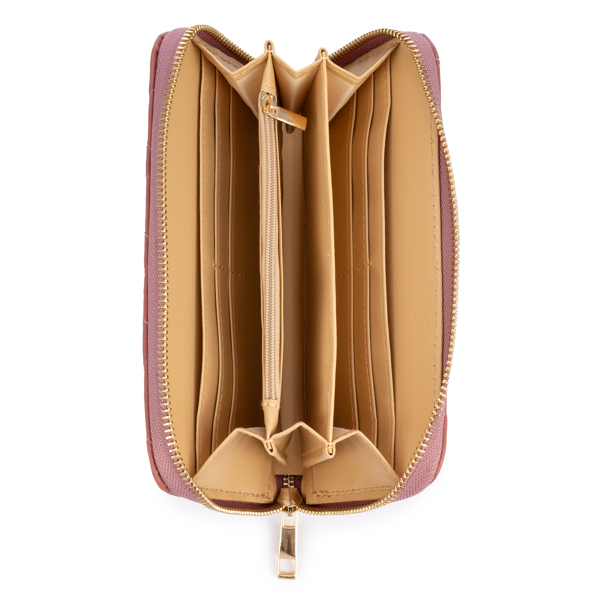 Andali cartera mujer. Piel auténtica acabado Sauvage acolchado.