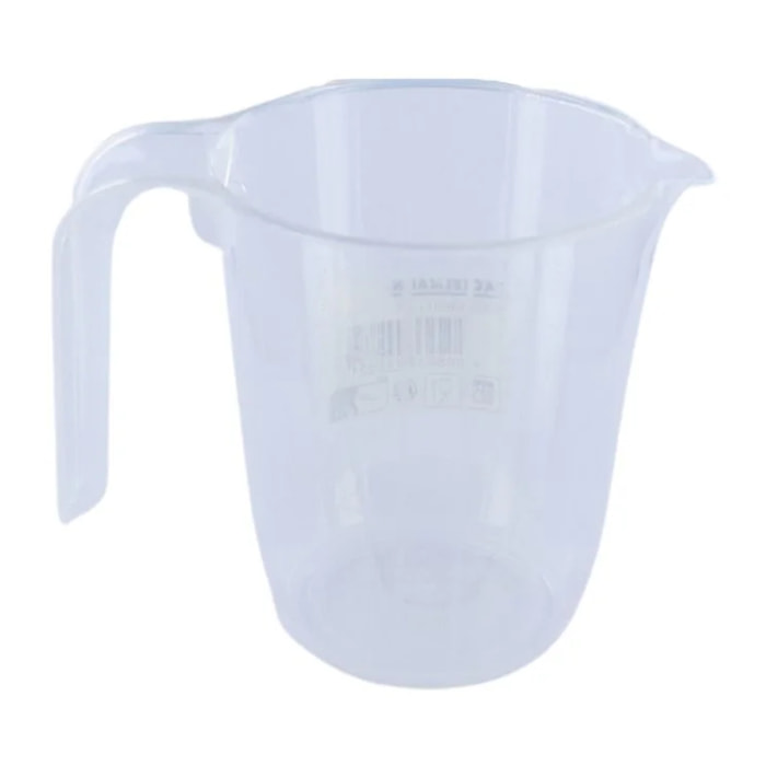 Verre doseur en plastique transparent Fackelmann Basic