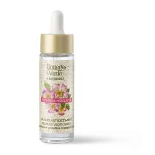 I Botanici - Aceite elastizante multiuso cara y cuerpo - 100% Rosa Mosqueta - reparador*, protector y reafirmante (30 ml)