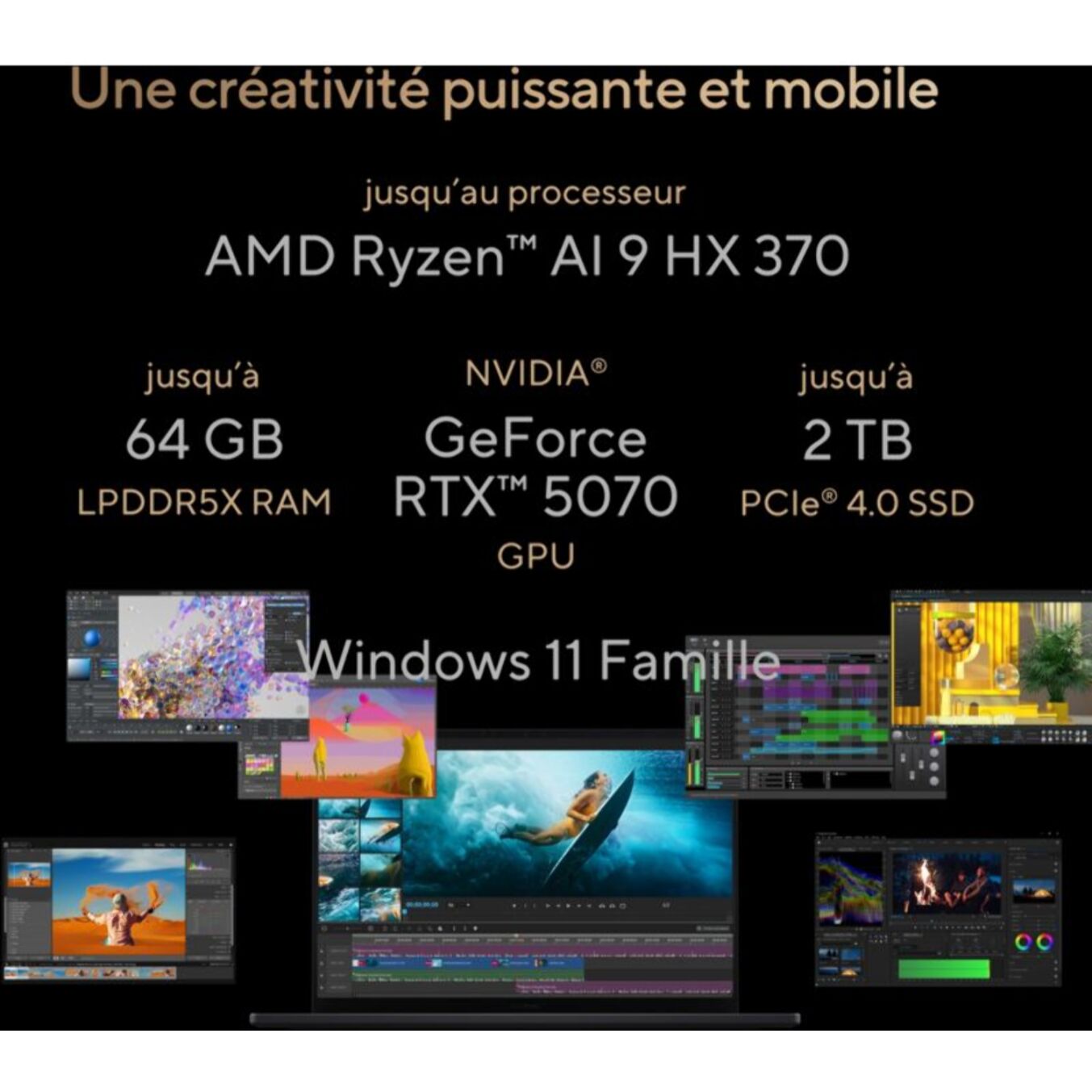 Ordinateur portable ASUS H7606WP-SC105W Copilot+PC