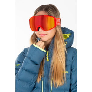 Gafas de esquí OCEAN KALNAS - Rojo / Revo roja
