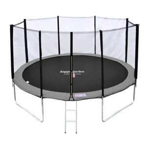 Trampoline réversible avec accessoires -