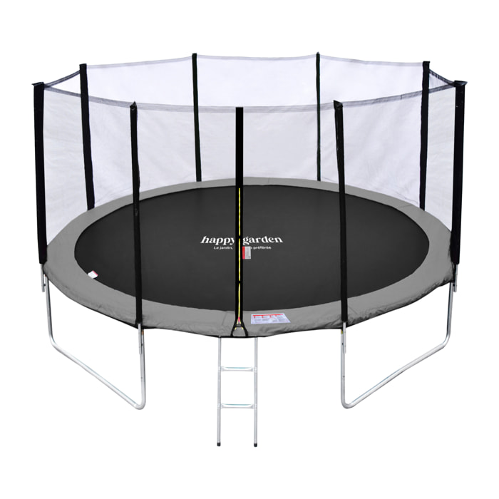 Trampoline réversible avec accessoires -