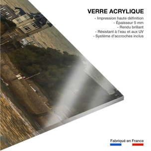 Tableau paysage ocean biarritz et la villa belza  Tableau plexiglas