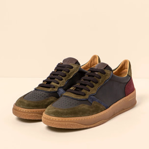 Zapatillas N5844 MULTI LEATHER BLACK/ GEO color Black