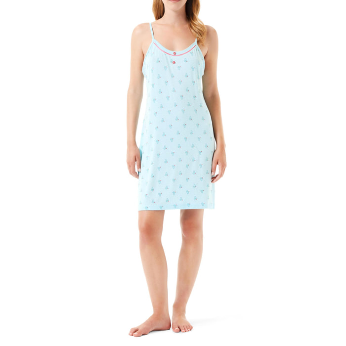 Camisón corto verde