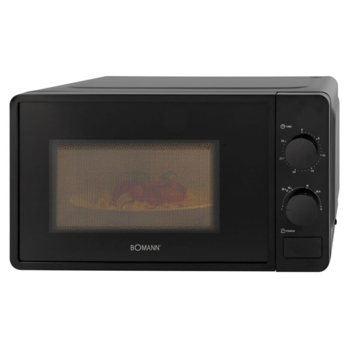 Four micro-onde 20L 1150W  Bomann MW6014CB-Noir