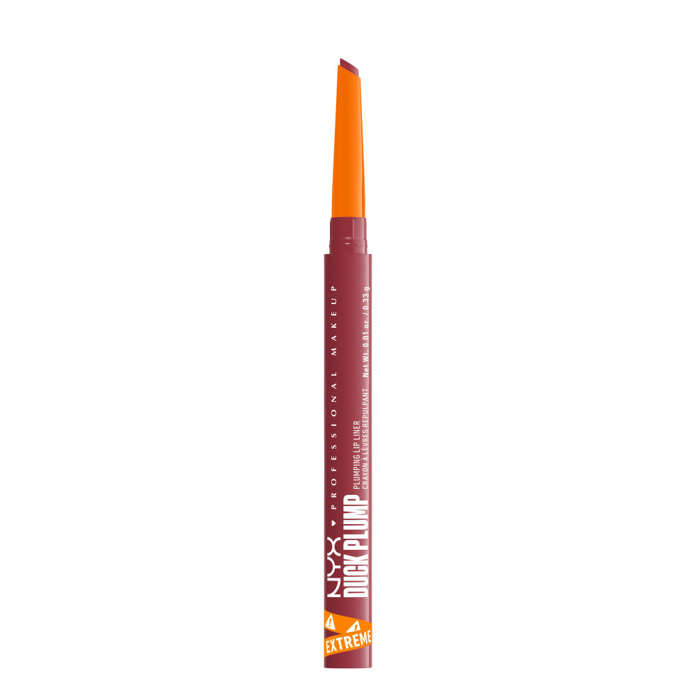 NYX Professional Makeup Duck Plump Plumping Lip Liner, crayon à lèvres, jusqu'à 10h de tenue, fini mat, Flirty Flip