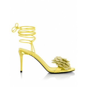 PHILIPP PLEIN Sandalias de tacón alto FLOWER