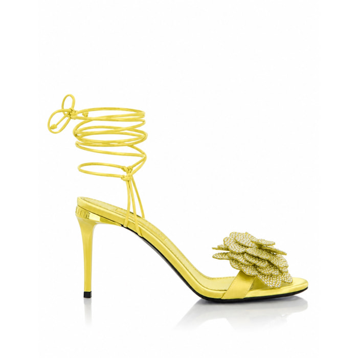 PHILIPP PLEIN Sandalias de tacón alto FLOWER