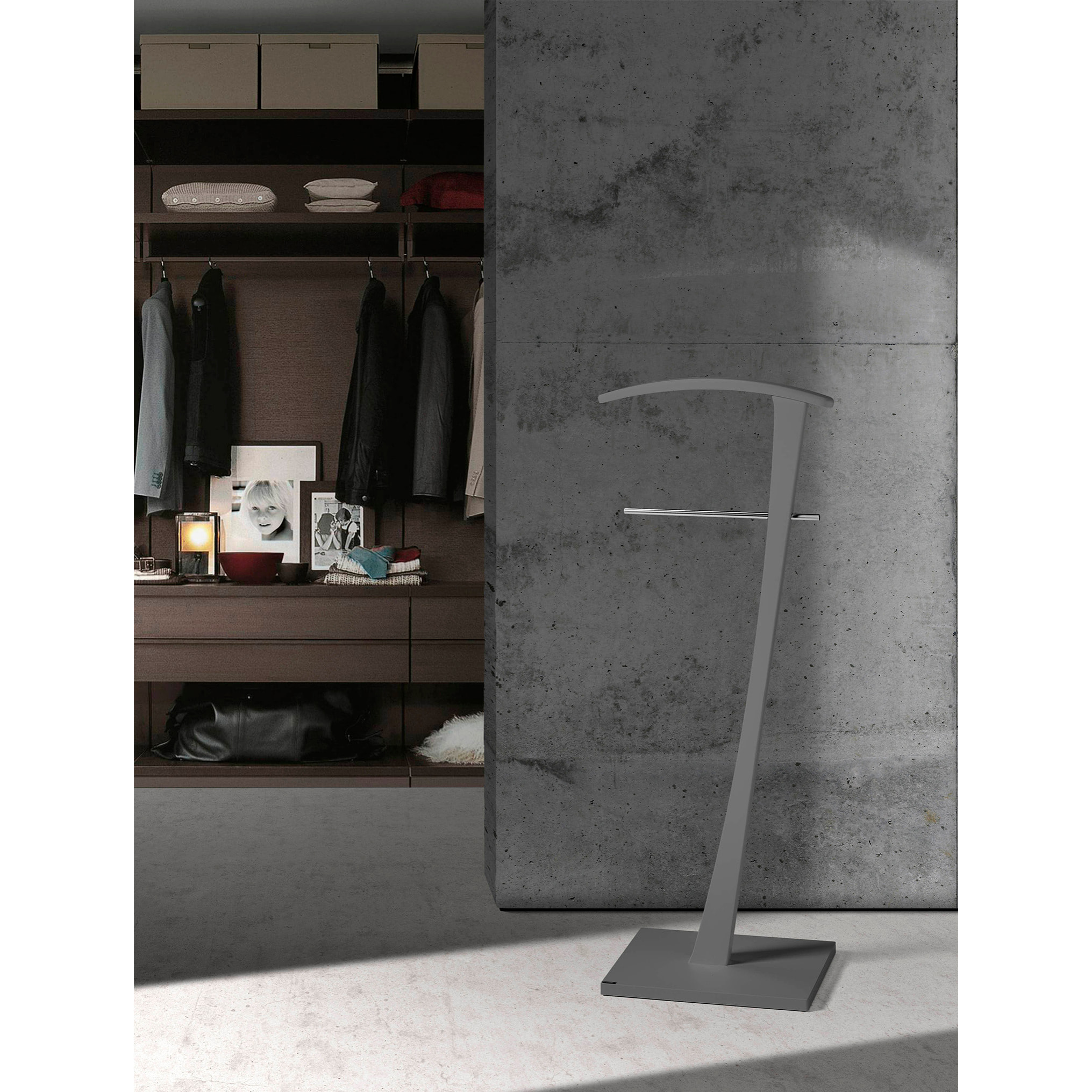 Galán de noche Lindes gris 115x46x48 cm